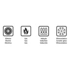 Batería de cocina Solar con Cozi - Vapor · Acero inoxidable · 6 piezas - Essencials